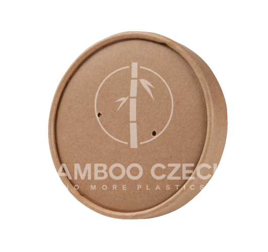 Víčko papírové pro misku na polévku 230 ml (50 ks)